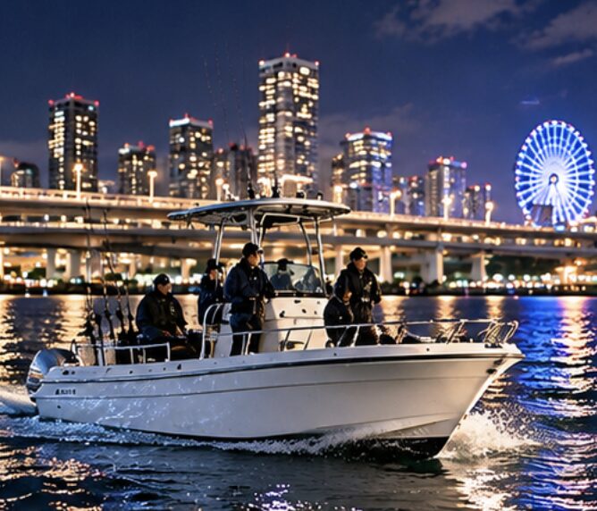 大阪の夜景を楽しめる!都市型ナイトボートフィッシングの魅力