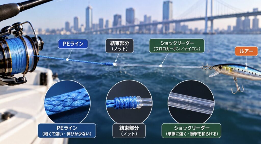 そもそも釣りの「リーダー」とは?